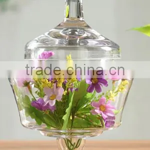 European Wedding Decoration Clear Glass Jars With Lid for Food Terarium thumbnail-3