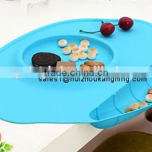Portable Baby Antibacterial Waterproof Placemat With Sucker Dining Mat thumbnail-3