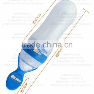 Wholesale Biberon Baby Bottle Silicone Baby Feeding Bottle FDA Water Bottle thumbnail-4