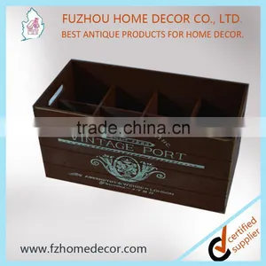 2016 New Style Antique Bottle Wooden Crate Box With Silk-screen Printing thumbnail-1