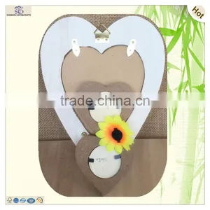 Family Love Heart Wooden Picture Photo Holder Frame thumbnail-2
