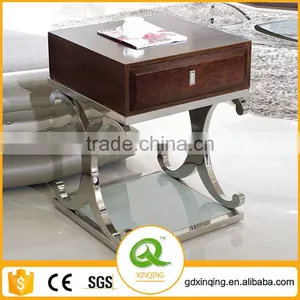 D359 Wholesale Wooden Bed Side Table Wood End Table thumbnail-1