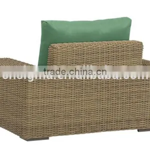 Round Rattan Outdoor Furniture Single Sofa Modern Sofa Seat thumbnail-2