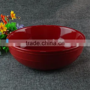 High Quality Large Red Color Sauce Serving Bowl For Food And Fruit thumbnail-1
