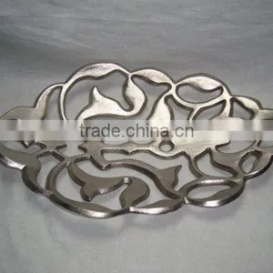 Aluminum Snack Platters,Platters for Snacks,Designer Aluminum Platters for Fruits,Aluminum Platters,Cheap Platters thumbnail-1