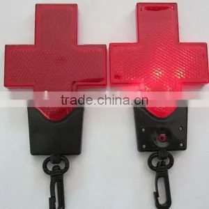 Halloween Gift Decorative Keychain Plastic Cross Shaped Led Flashlight thumbnail-1