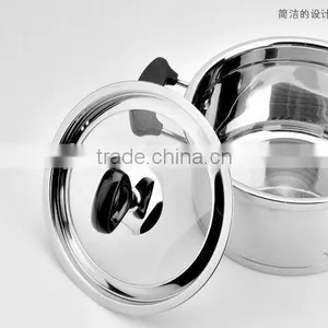 Popular Fasion Stainless Steel Glass Lid Fry Pan thumbnail-4