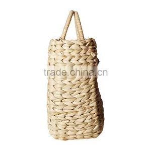 Water Hyacinth Pompom Beach Bag/ Handbag With Pompom thumbnail-3