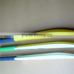 Hot Sale Cheap Price Custom Logo Wood Thick Edge Tennis Ball Cricket Bat in Different Grips for Sale Made in China thumbnail-1