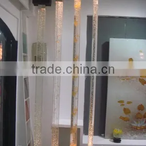 Solid Glass Pillars With Bubbles For Home Decoration thumbnail-4