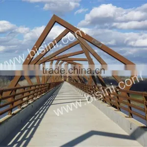 Modern Stayed-cable Bridge, Pine Sea Landscape Bridge, Customized Decorative Bridge(BF08-Y10002) thumbnail-6