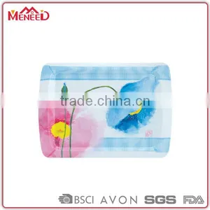 Supermarket Advisting Matte Color 14" Lotus Print Melamine Tray thumbnail-1