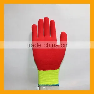15G Thicken Nylon Sandy Nitrile Double Dipped Oil Field Work Gloves thumbnail-3