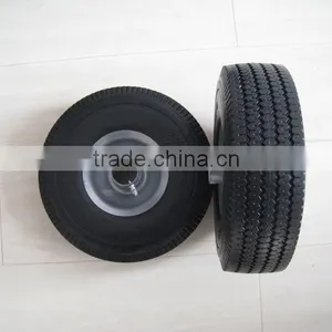 10 Inch 3.5-4 Puncture Proof pu Solid Wheels thumbnail-2