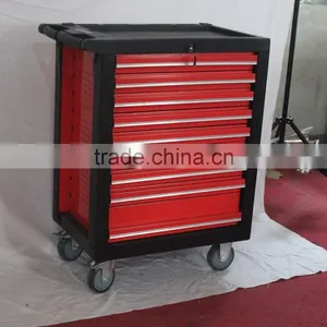 Nine Drawers Tool Cabinet With Four Wheels thumbnail-1