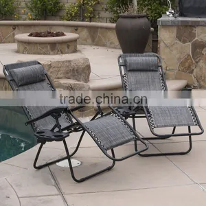 Garden Leiusre Gray Infinity Lafuma Zero Gravity Chair thumbnail-2