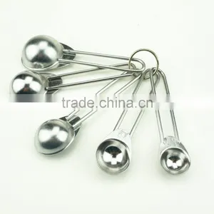 42135 Wire Handles Stainless Steel Nesting Measuring Cups and Spoons Set thumbnail-4