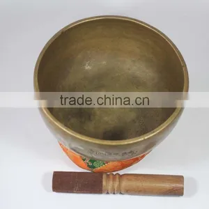 High Quality "C" Chakra Note Thick Old Himalayan Super Energetic Singing Bowl thumbnail-1