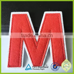 Felt Fabric Alphabet Letters Embroidered Design Sew on Embroidered Letters thumbnail-4