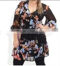 Plus Size ChiffonTops thumbnail-1