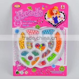Cartoon Cardboard Pack Diy Beads Set for Children Toys Gifts Various Plastic Beads Mix for Kids Educational Gifts Toys thumbnail-2