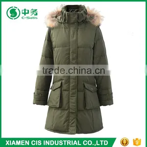 2017 New Style Winter Windproof Warm Sexy Women Long Duck Down Coat thumbnail-3