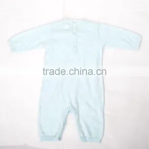100% Cotton Long Sleeve Baby Boy Organic Romper thumbnail-2