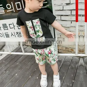 Zm35671a 2017 New Pattern Boys Boutique Clothing Set Wholesale thumbnail-4