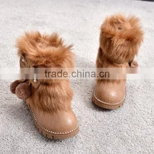 Zm40338b New Model Beautiful Snow Boots Fashion Childern Dueable Winter Shoes thumbnail-4