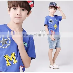 Hot Sale Child Clothes Boys T-shirts, Custom Children's T-shirts, High Quality Children's Boys T-shirts thumbnail-4