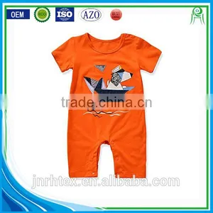 Healthy Soft 100% Cotton Patch Embroidered Baby Clothing Set thumbnail-5