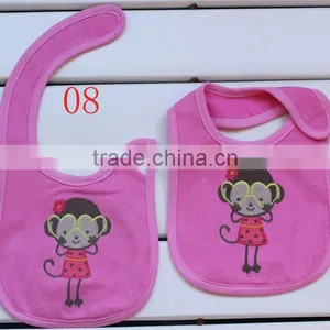 Made in China Fashion Design Comfortable 100% Cotton Baby Bibs With Customize Printing thumbnail-1