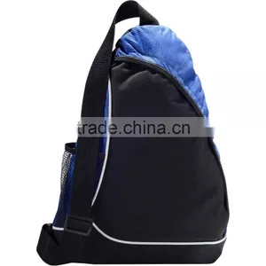 Sling Shot Sling Backpack - Has Main Zippered Compartment With Side Mesh Water Bottle Pocket and Comes With Your Logo. thumbnail-6