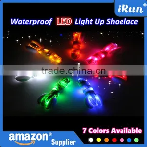 Light Up LED Shoelaces Flash Party Disco Shoe Laces Shoe Strings - LED Printing Shoelace Colourful Glowing Shoelace - 7 Colors thumbnail-2