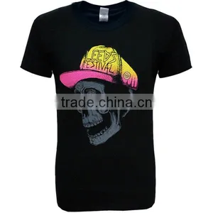 Cotton Custom Print Black t Shirt Design thumbnail-1
