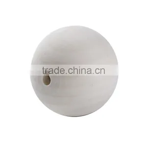 Cheap Nature Color Hinoki Wood Beads For Making Jewelry thumbnail-1