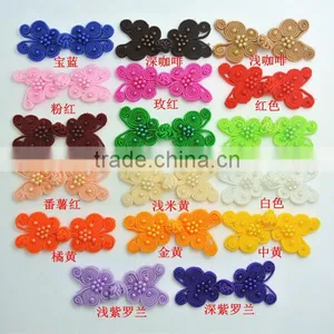 Butterfly Frog Buttons Buttoned Hand Pankou Cheongsam Costume Pankou Ethnic Wedding Invitations Pankou thumbnail-1