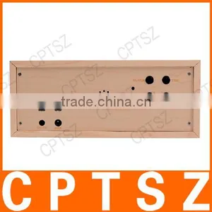 Hot Selling Wooden Bluetooth Speaker With Digital Led Desk Clocks With Alarm thumbnail-4