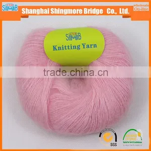 China Factory Wholesale Mohair Acrylic Blended Yarn Used for Hand Knitting Sweater With Cheap Price thumbnail-4