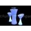 LED Lighting Cocktail Table / 100-240V Outdoor Furniture for Party & Exhibition thumbnail-1