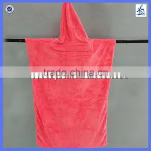 2017 New Design Quick-dry Microfiber Adult Beach Surf Poncho With Hood thumbnail-5