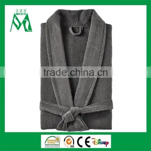 Towel Robe Bath Men Gray Winter thumbnail-1