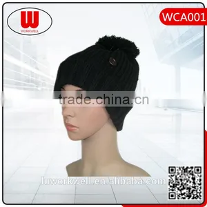 Adults Winter Fashion Beanie Knit Hat thumbnail-1