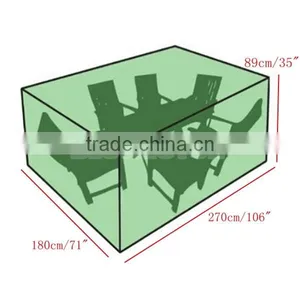 2016 Newest 6 Seater Waterproof Furniture Set Cover Shelter Patio Garden Rectangular Rain 270x180x89cm thumbnail-2