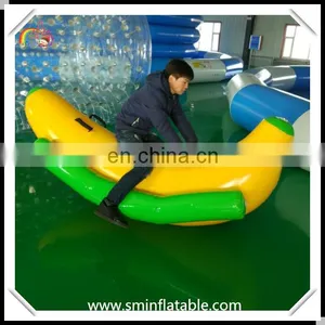 Commercial Popular Inflatable Banana Water Seesaw, Floating Water Seesaw for Promotion thumbnail-2