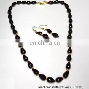 Garnet Drops Precious Stone Malas thumbnail-1