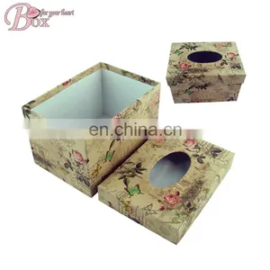 Decorative Tissue Custom Paper Tissue Covered Box Wholesale thumbnail-2