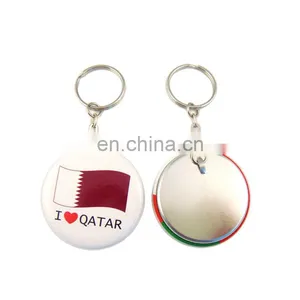 Cheap Factory-direct-sale Keychain Keyring With Tinplate Button Badge thumbnail-1