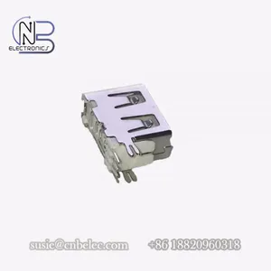OEM 2.0 4 Pin Type A Female USB Connector USB Port Plug From Shenzhen Manufacturer thumbnail-1