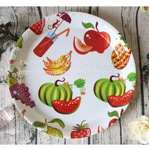 TX0316 PLASTIC LARGE SIZE ROUND PLATE CHEAP PLATE FOOD PLATE thumbnail-4